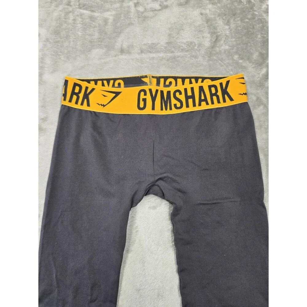 Gymshark Fit Small Womens Gray Seamless Leggings Tight Activewear Yoga Gym Sport